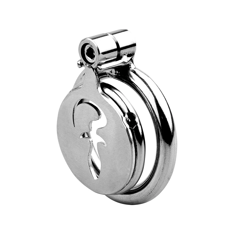 Men's Stainless Steel Chastity Cage Short Penis Lock Metal BDSM Device Sex Toys for Bondage Gear Juguetes Sexuales for Men