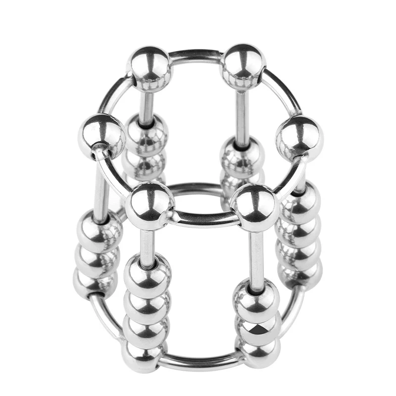 Stainless Steel Rolling Beads Design Metal Penis Ring Sex Toys Men Comfortable Rolling Beads Premium Quality Cock Ring Juguetes