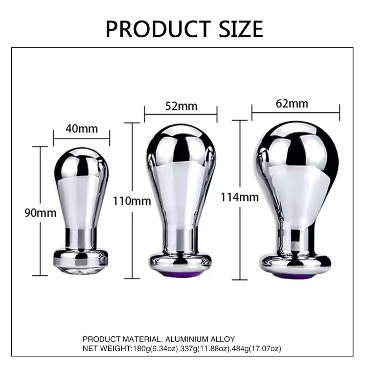 Butt Plug Jewel Anal Toys Large Size Butt Plug Anal Balloon Diamond  Sex Toys for Man  Women Juguetes Sexuales Juguetes Sexuales