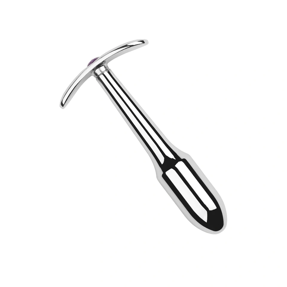 Bullet-Head Metal Sex Anal Plug Anchor-Base Butt Toy for Women Used in Sex Games From Anal Sex Toy Collection