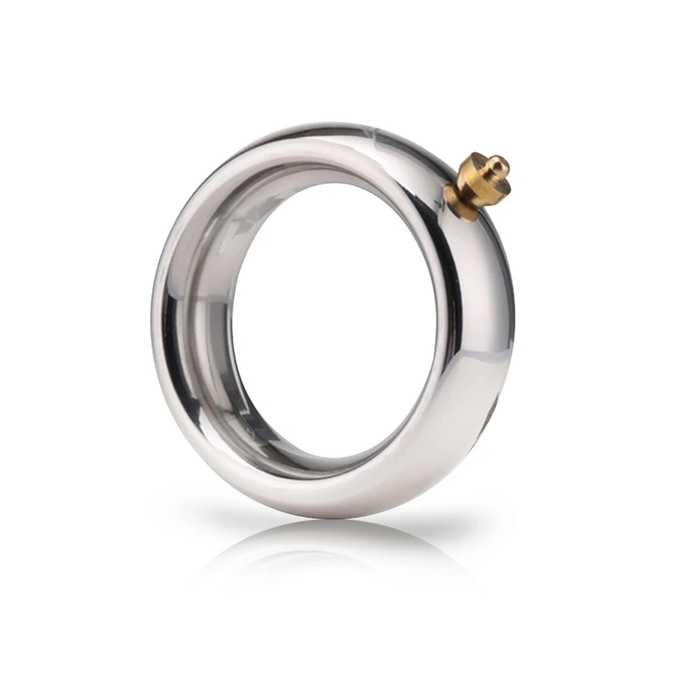 Electric Cock Ring Stainless Steel  Cock Ring Male Dick Toys Metal Penis Ring Sex Toys for Man Juguetes Sexuales