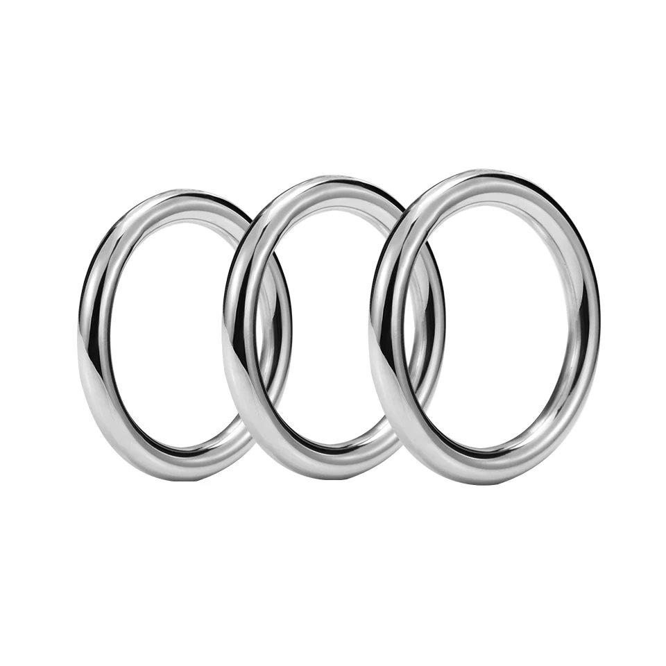 Men's Stainless Steel Cock Ring Penis Ring Sex Toys for Delay Ejaculation Juguetes Sexuales Para Hombres