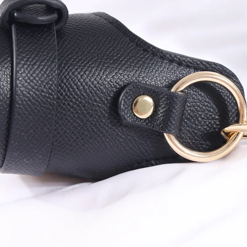Black Bondage Kit Sex Toys for Women Real Leather Handcuffs and BDSM Suit Collar Included Juguetes Sexuales