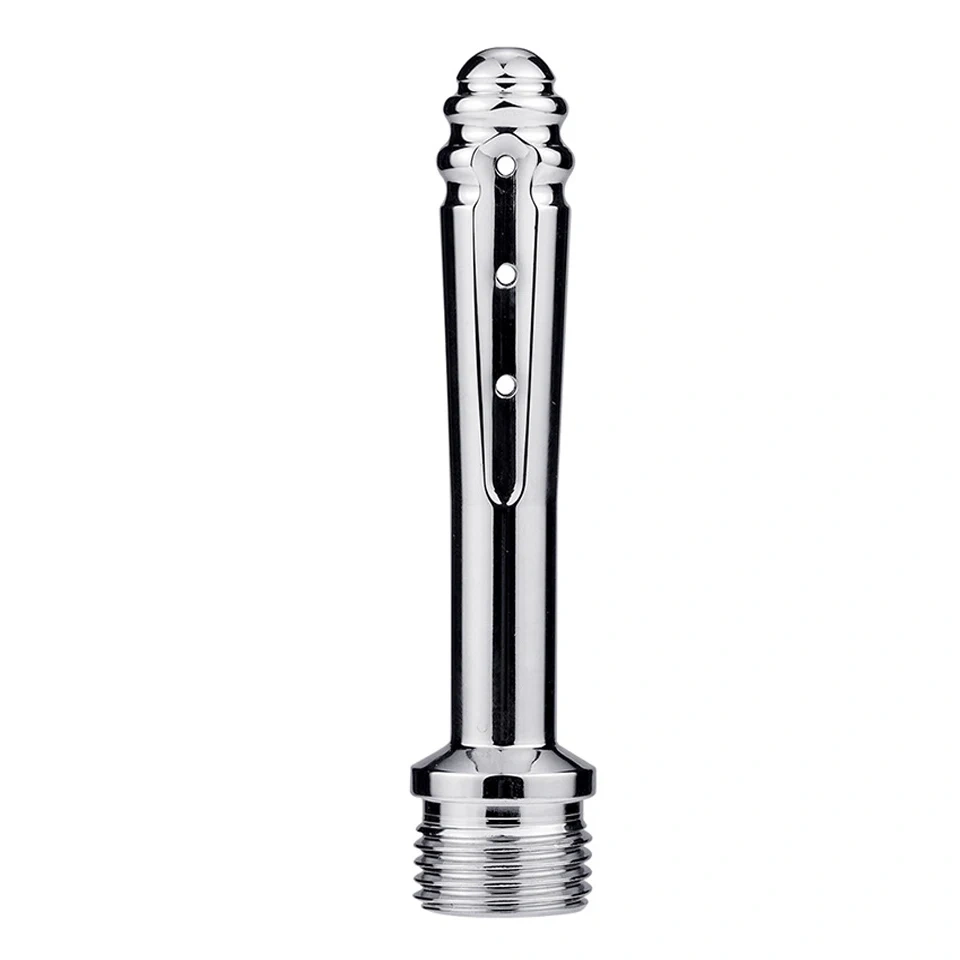 Aluminum Alloy Anal Shower Douche Vaginal Sex Toys Streamline Conduit Design Butt Plug for Women and Men Juguetes Sexuales