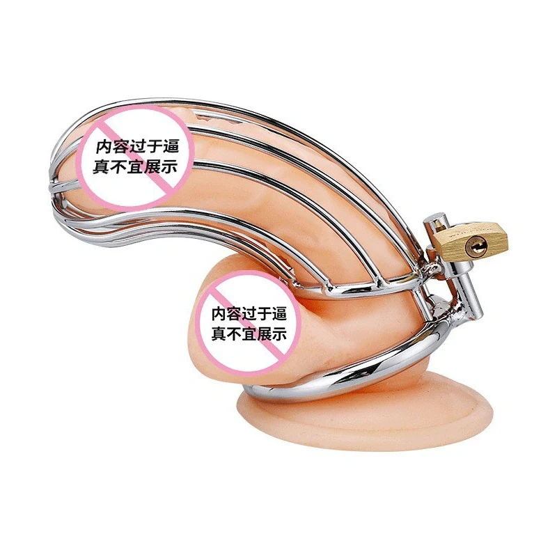 Banana Shape Hollow Chastity Cage Male Chastity Device Sex Toys for Men Penis Lock Bondage Gear with Juguetes Sexu Type SM