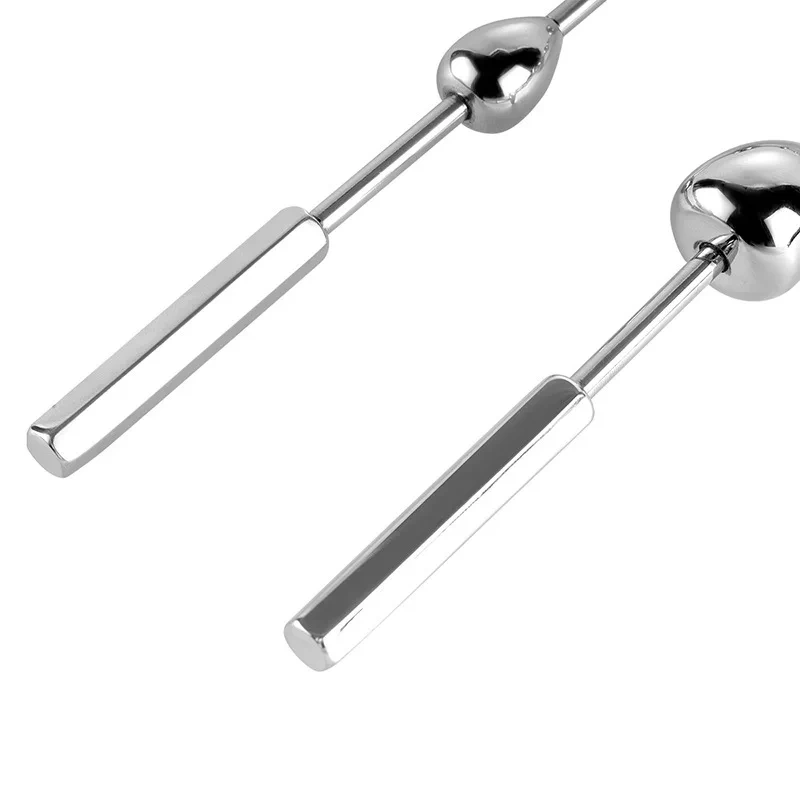 Urethral Sounds with Ball Stainless Steel Penis Toys BDSM Sounding Kit Sex Toys for Men Type SM Properties