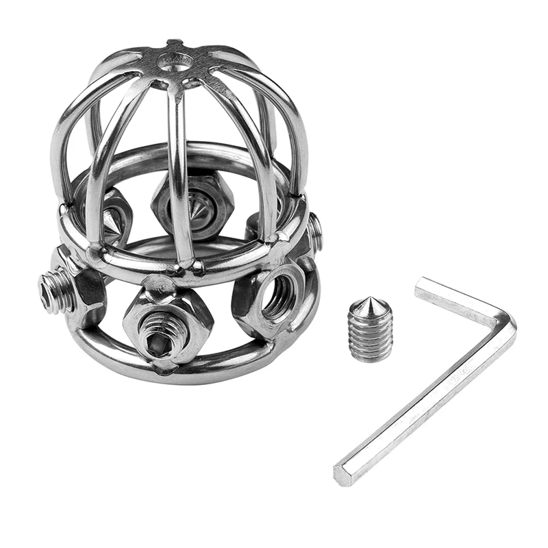 Stainless Steel Penis Lock Chastity Cage Sex Toys for Men BDSM Gear for SM Games and Bondage Play