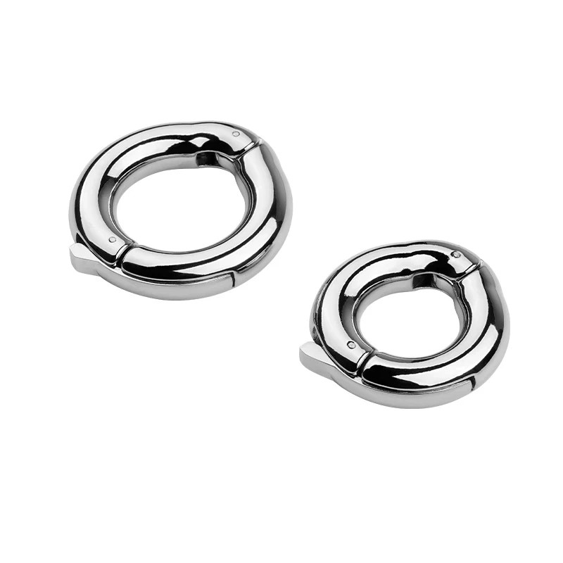 Adjustable Zine Alloy Men's Penis Ring Toy Sex Toy for Male Enhancement and Stretching