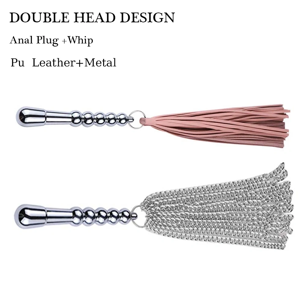 Bondage Gear Metal PU Leather Harness Adult Sex Toys-Whipe Black Pink Juguetes Sexuales Includes Mouth Gag
