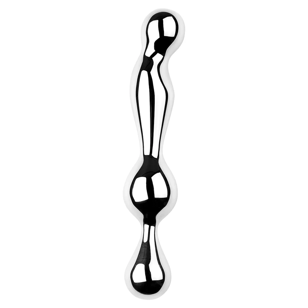 Stainless Steel Anal Plug for Men/Women Round Ball Design for Prostate G-Spot Massage Butt Plug Sex Toys for Couples