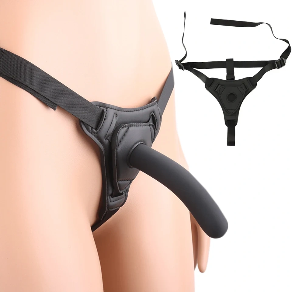 Silicone Strap-On Dildo for Men and Women Adult Bondage Gear Sex Toys Vibrator Belt Juguetes Sexuales