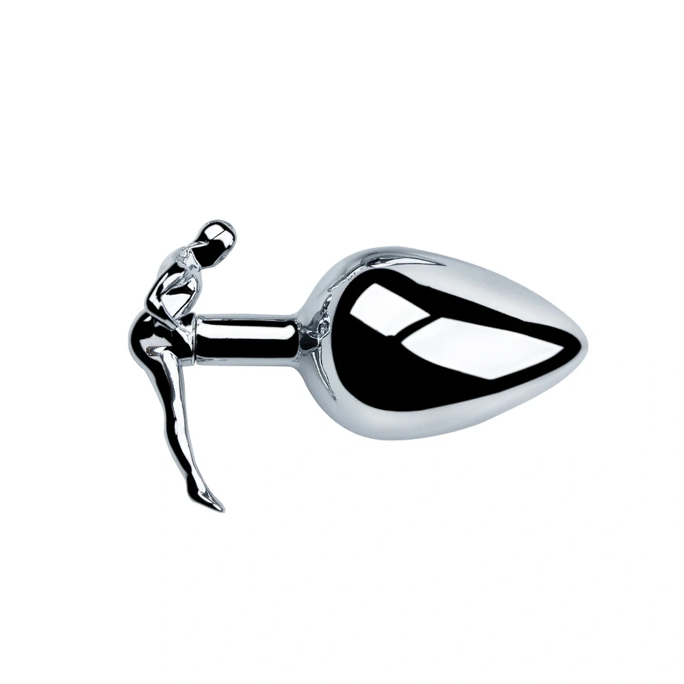 Aluminium Alloy Adult Sex Toys Human Base Anal Plug-Comfortable Butt Plug for Men and Women