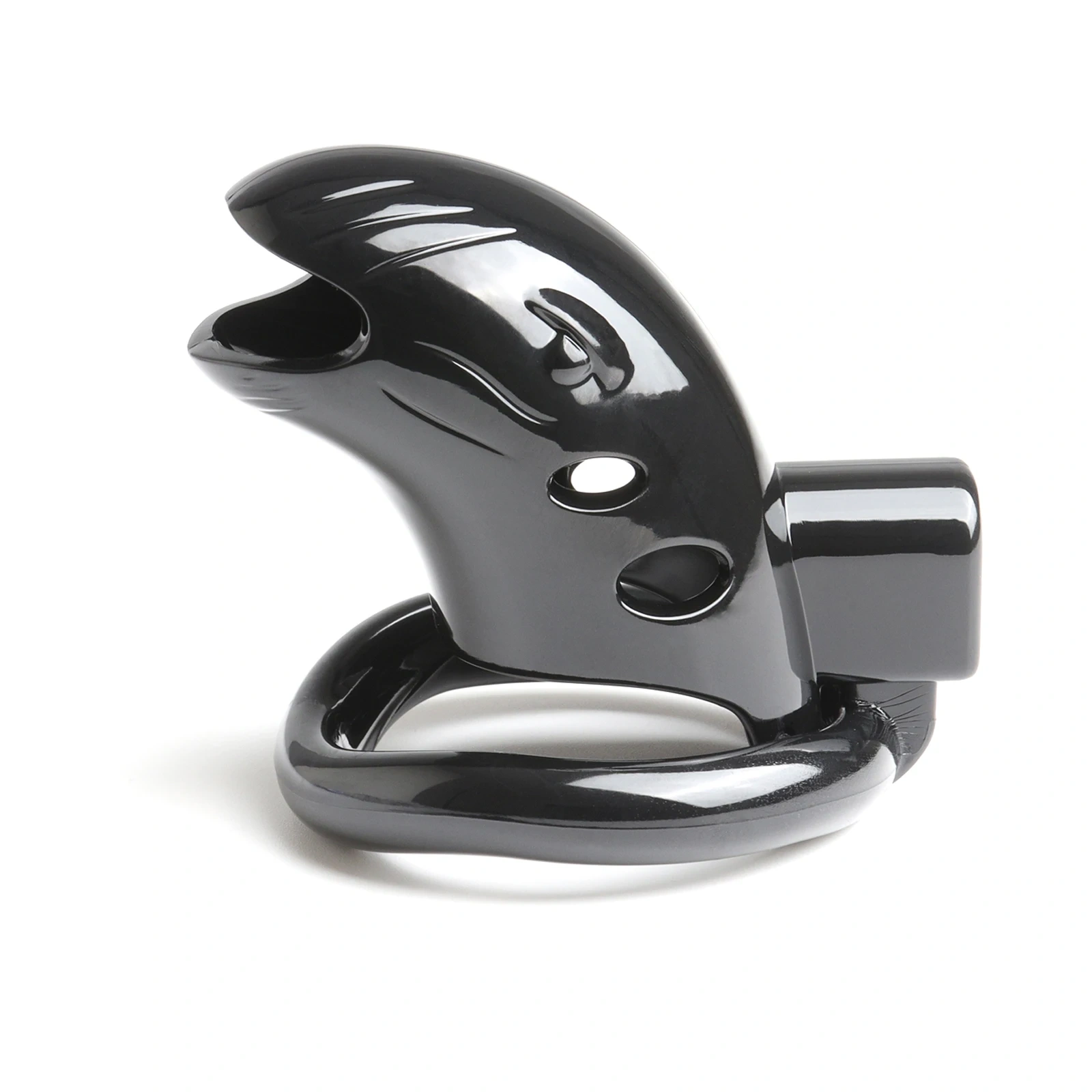 Red PC Plastic Cock Cage 3-Ring Chastity Device Penis Lock for Adult Sex Games and Toys Juguetes Sexuales for Men