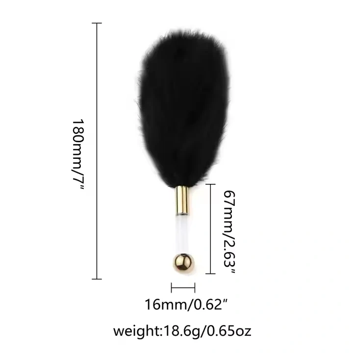 Themed Toys This Flirting Feather Stick Stainless Steel Sex Toys for Women