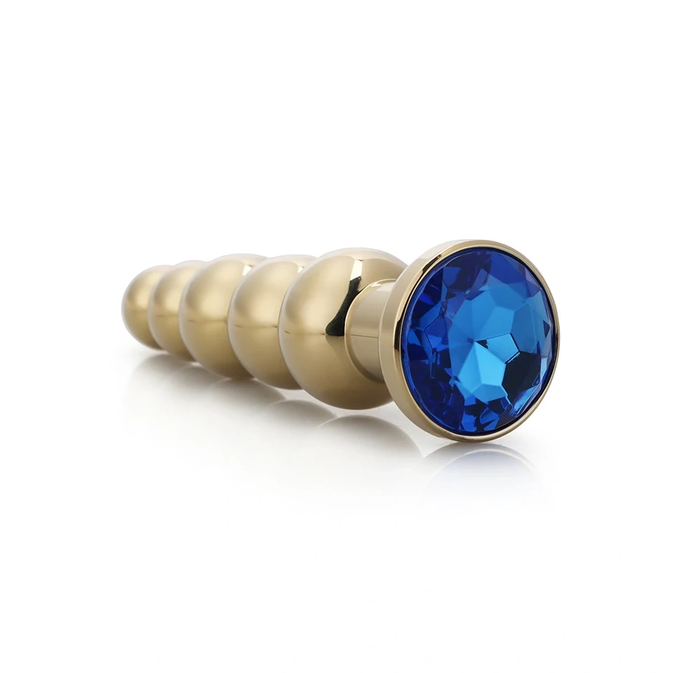 BALL Shape Anal Sex Toys Jewel Adult Product Metal Butt Plug for Women and Man