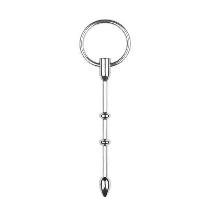 Two-Wheel Urethral Sounds and Ring Penis Toys Stainless Steel BDSM Sounding Kit Sex Toys for Men's Bondage Gear
