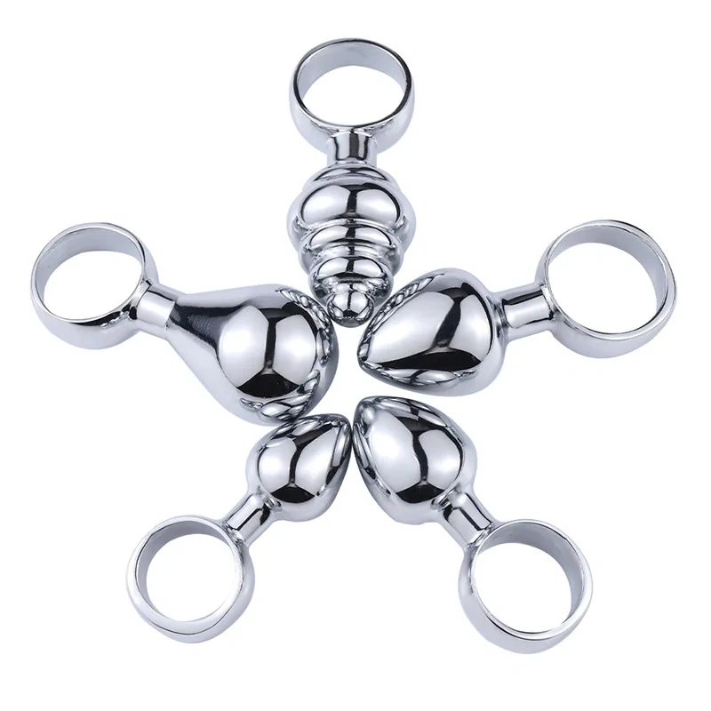 Mini 5 Size Metal Anal Plug Sex Toys Butt Plug Design Male Rings for Women and Men Juguetes Sexuales