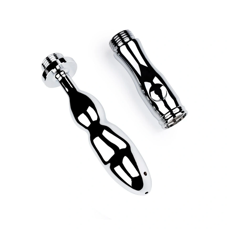 Thumb-Shaped Stainless Steel Anal/Vaginal Enema Shower Head Plug Adult Sex Toys Juguetes Sexuales Juguetes Sexuales