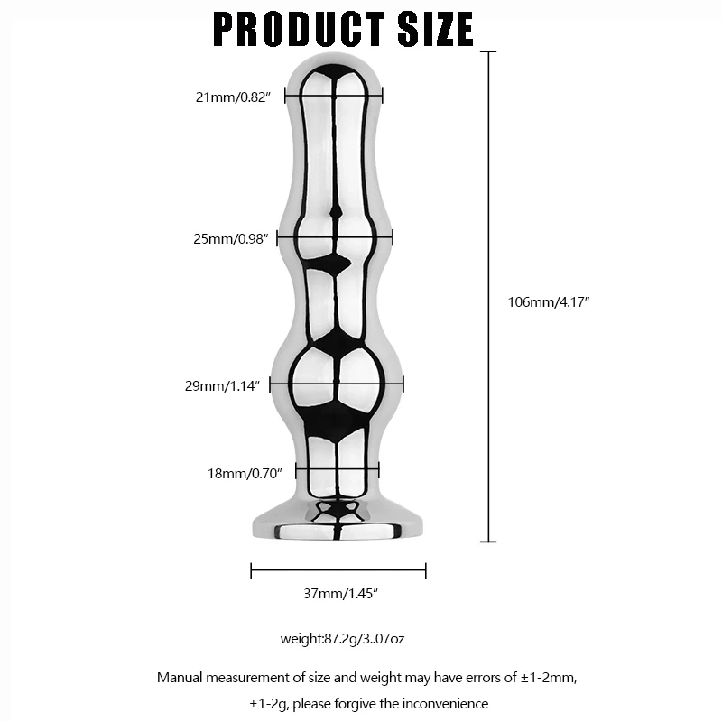 Hot Electric Remote Control Butt Plug Stainless Steel Vibrator with Silicone Adult Sex Toys Anal Toys Juguetes Sexuales