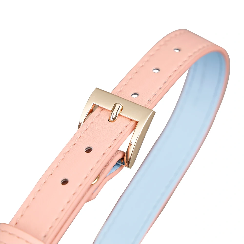 Bondage Gear 3-Color Pu Leather Collar Kit Sex Toys for Women Adult SM Products