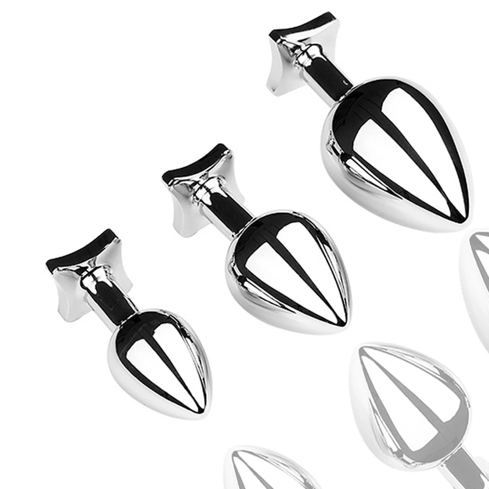 Customized Aluminium Alloy Anal Plug Sex Toys in Different Shapes for Women and Men Jewel Base Butt Plug Juguetes Sexuales