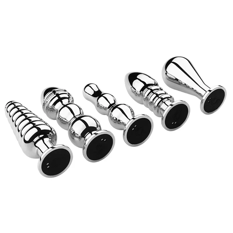 Stainless Steel Electric Remote Control Masturbator Sex Doll Dildo Vibrator Butt Plug TPE Material Sex Toys Women Packaged Bag