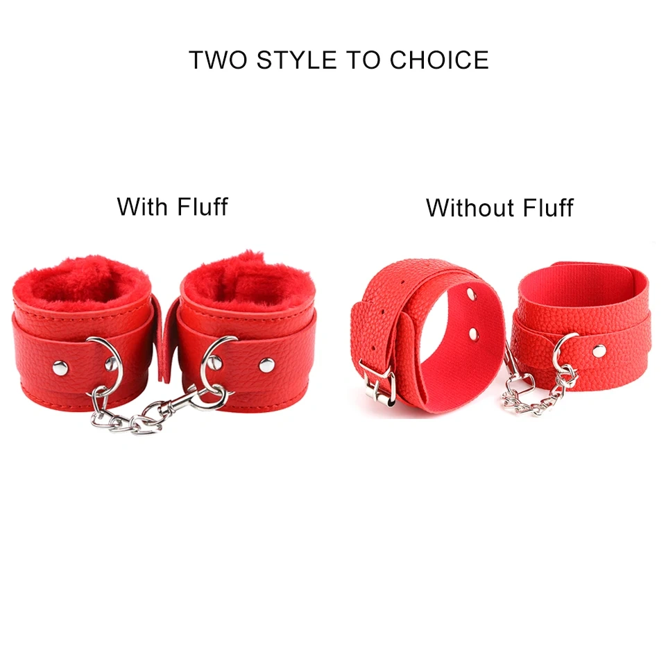 Lichee Pattern Bondage Gear 8 PCS BDSM Restraints Kit Adult Sex Toys for Women Leather Bondage Sets Juguetes Sexuales