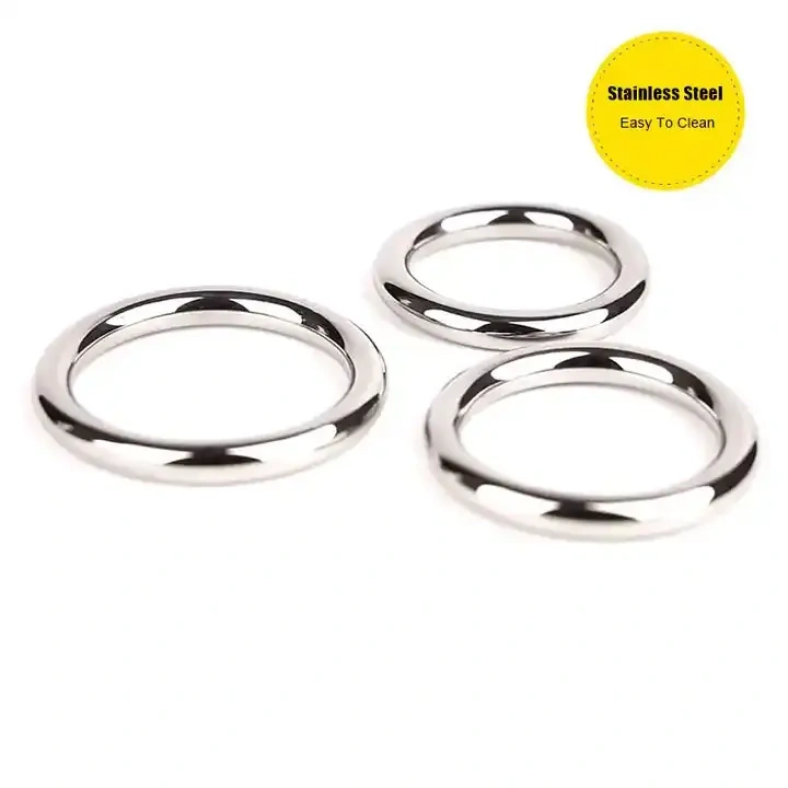 Men's Stainless Steel Cock Ring Penis Ring Sex Toys for Delay Ejaculation Juguetes Sexuales Para Hombres