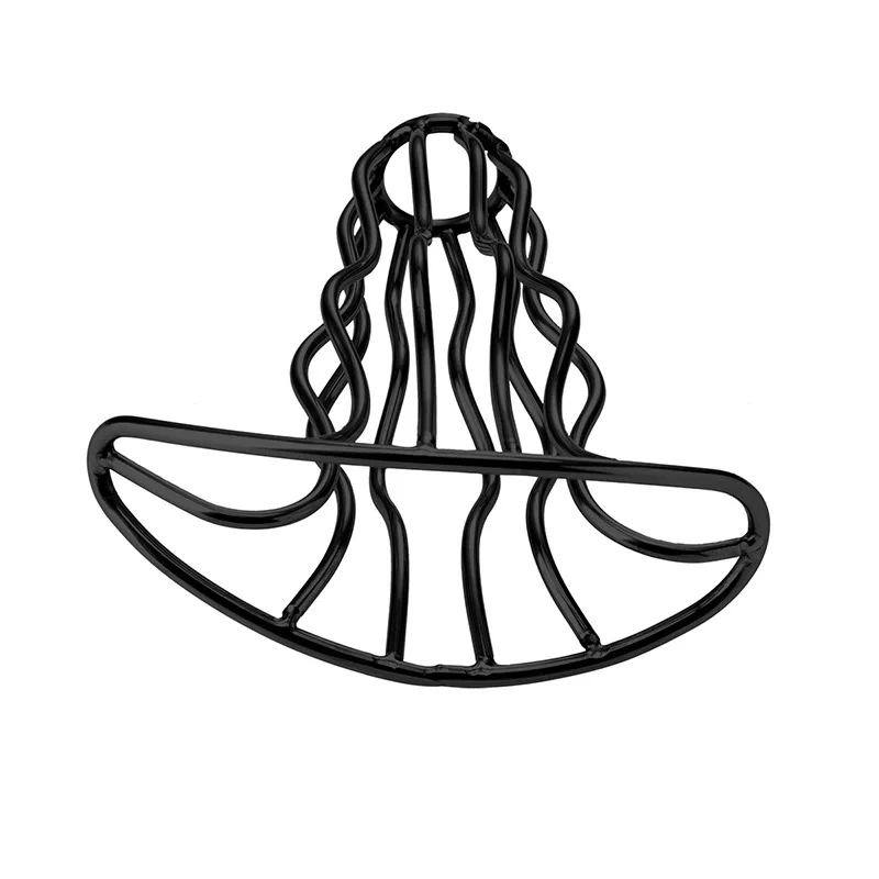Specially Designed Gourd Hollow Anal Plug Black Metal Stainless Steel Sex Toy for Women and Men