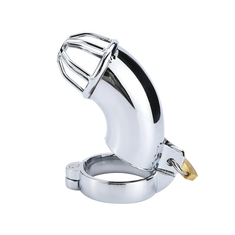 3 Size Ring Chastity Device Stainless Steel Semi-Closed Chastity Cage Sex Toys for Men BDSM Games Adult Sex Usage