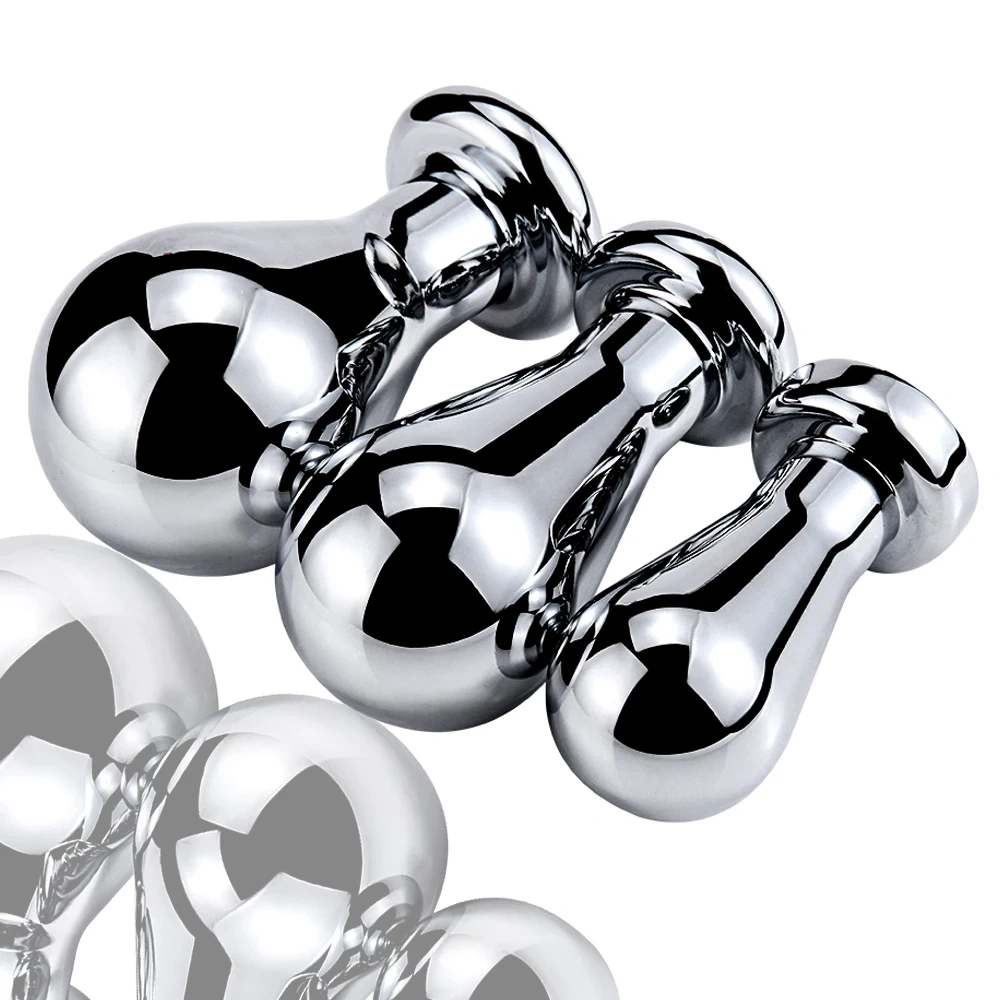 Large Size Diamond Butt Plug Jewel Anal Toys Sex Toys for Men and Women Metal Balloon Anal Plug Juguetes Sexuales