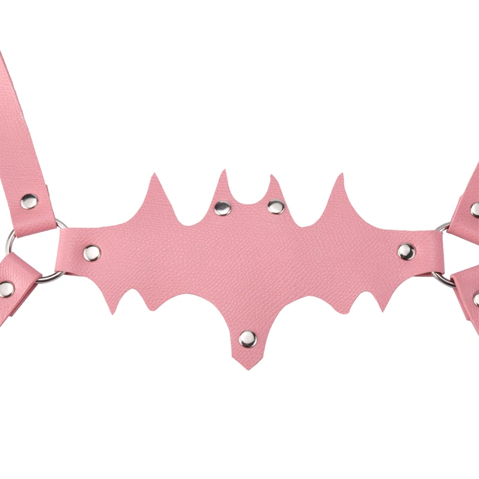 Pink Leather Pants and Bondage Gear Kit Adult Sex Toys for Women BDSM Mask Bondage Set Sex Products