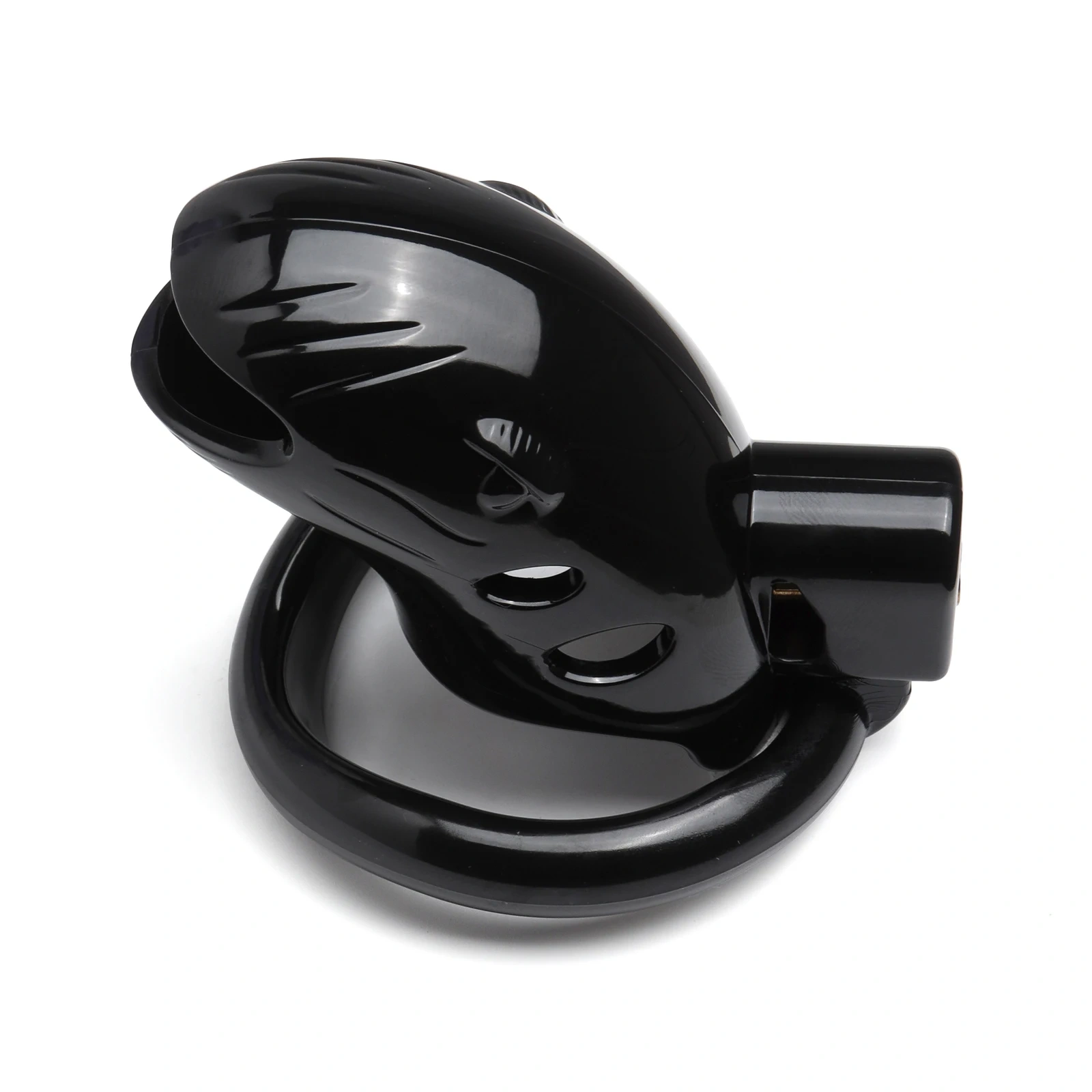 Red PC Plastic Cock Cage 3-Ring Chastity Device Penis Lock for Adult Sex Games and Toys Juguetes Sexuales for Men