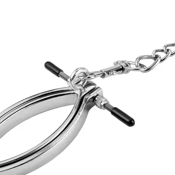 Women's Metal Silicone Clitoris Clamp for G-Spot Stimulation Vagina Speculum