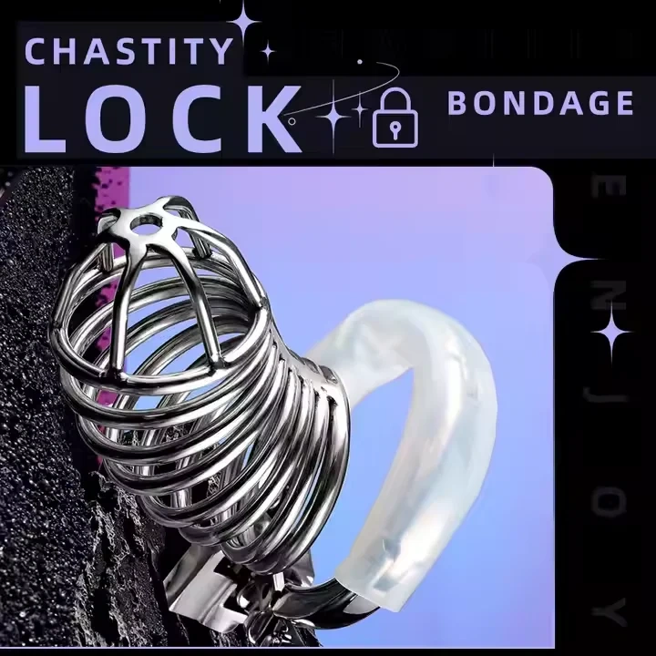 Adjustable Adult Male Chastity Lock Cage Serpentine Shaped Sex Toys BDSM SM Bondage Gear for Men