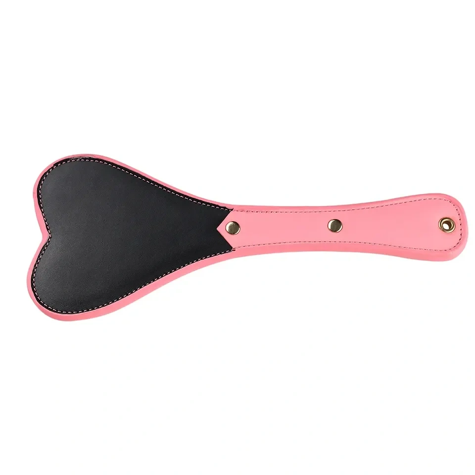 Bondage Gear Night-Glow Heart-Shaped Paddle Fluorescent Leather Sex Toys Adult BDSM Whip Kits Juguetes Sexuales Adultos