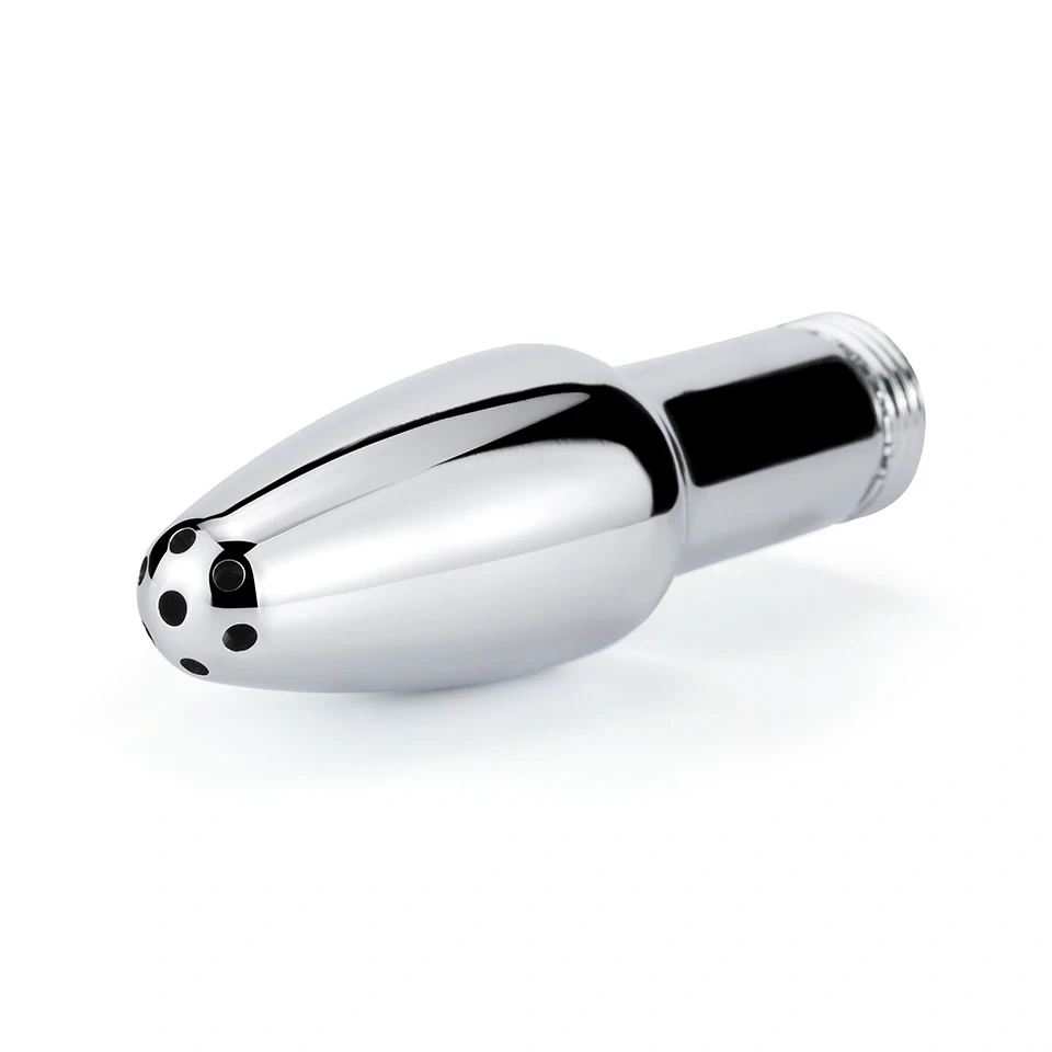 Aluminium Alloy Metal Douche Anal Toys Enema Nozzle Probe Anal Cleaning Shower Head Adult Sex Toy Juguetes Sexuales