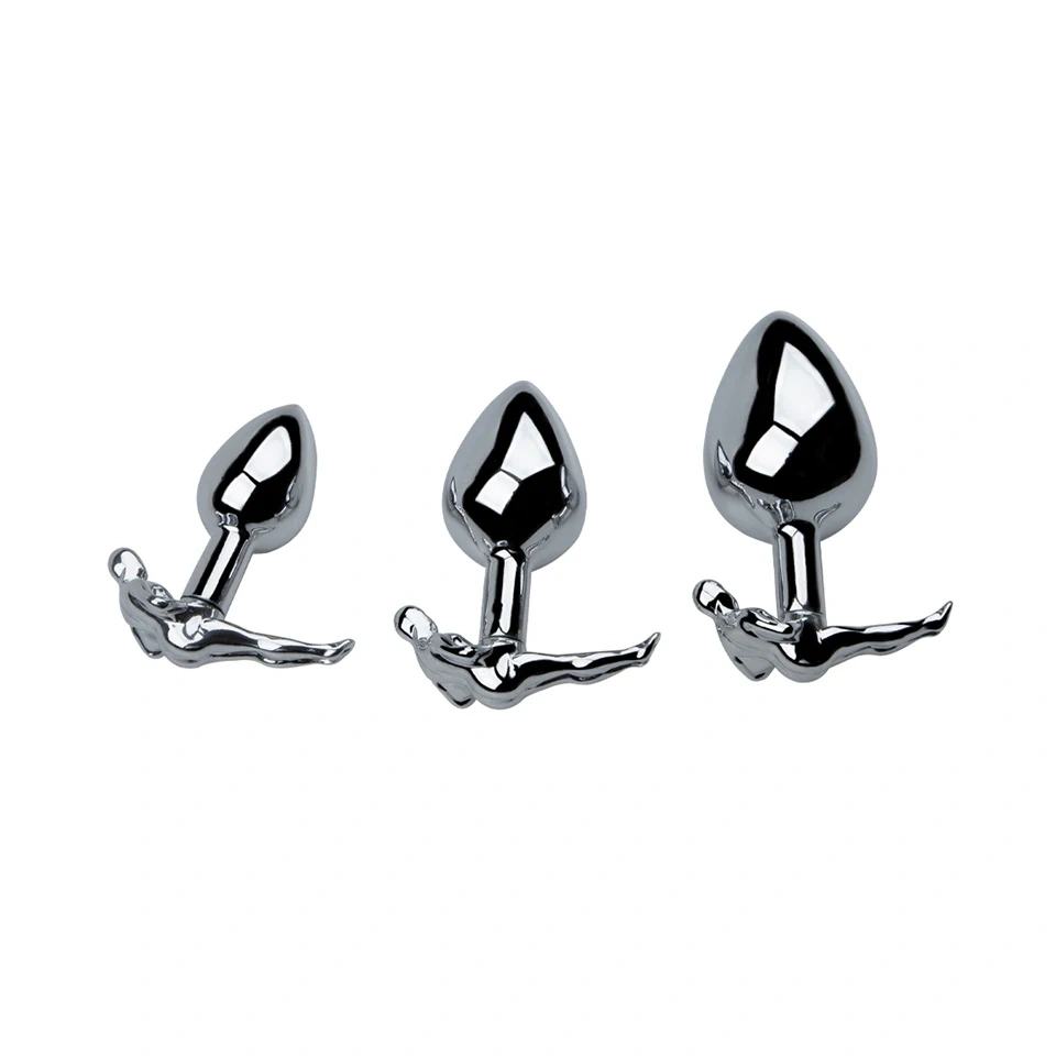 Aluminium Alloy Adult Sex Toys Human Base Anal Plug-Comfortable Butt Plug for Men and Women