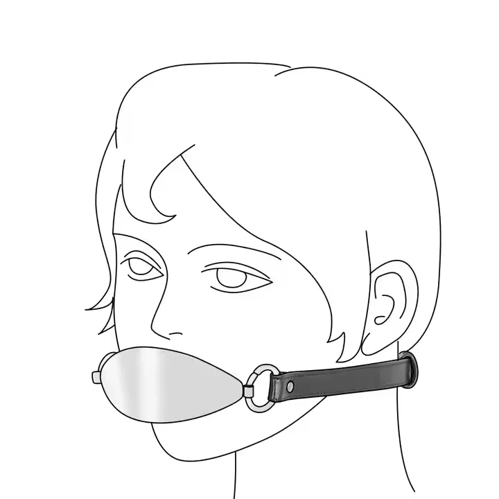 Bondage Gear Adult Sex Toys Kit Stainless Steel Mouth Gag Adjustable