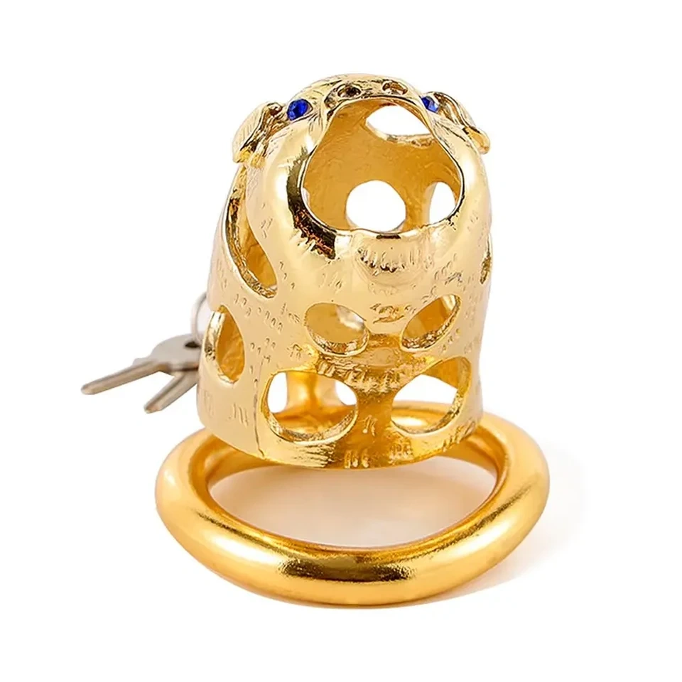 Chinese Zodiac Pig Chastity Cage 3 Size Ring Male Chastity Device Penis Lock Toys Men Stainless Steel Sex Toy Juguetes Sexuales