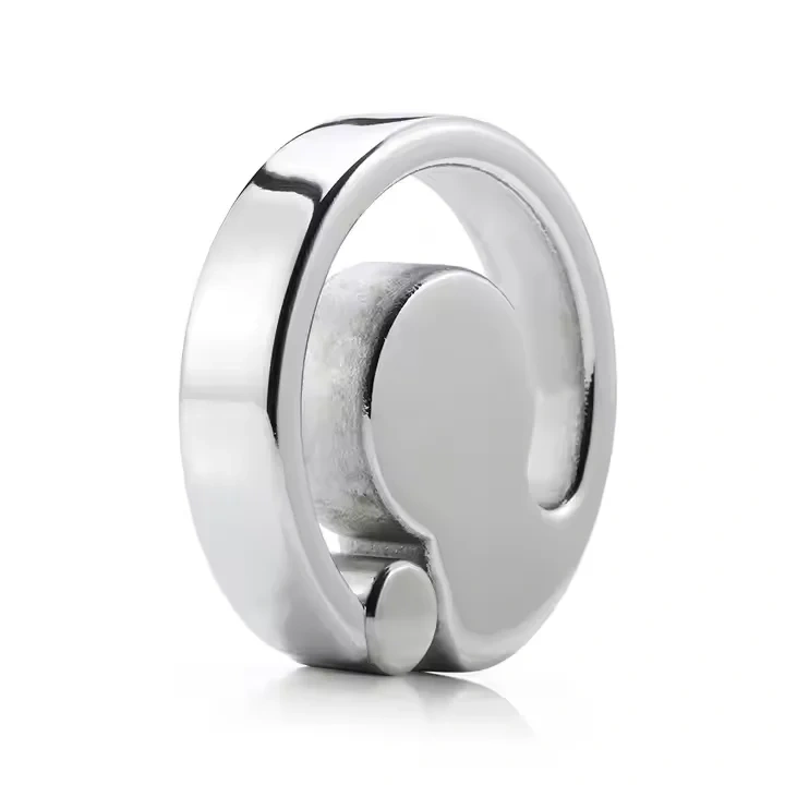 Stainless Steel Male Chastity Device Ball Stretcher Metal Cock Ring