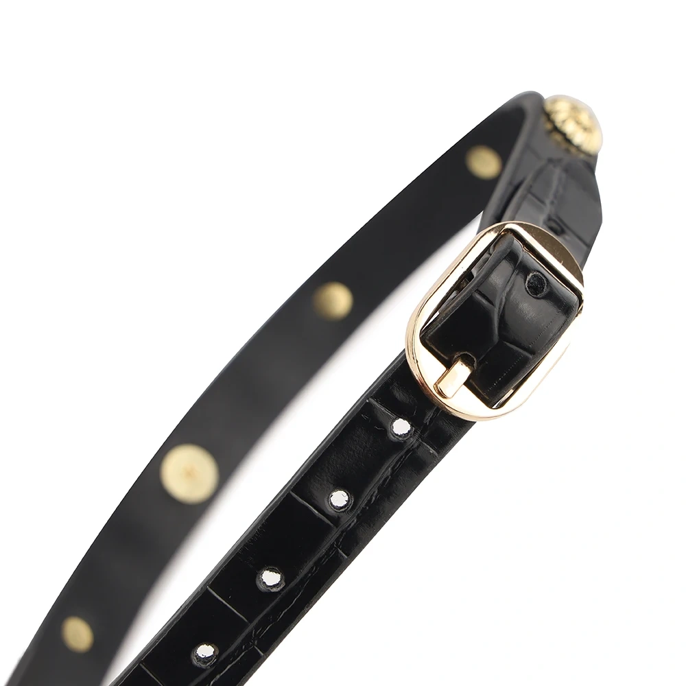 Real Leather Bondage Gear Flower Collar Harness BDSM Sex Toys for Adult Women Black Red & Blue Colors Juguetes Sexuales Reales