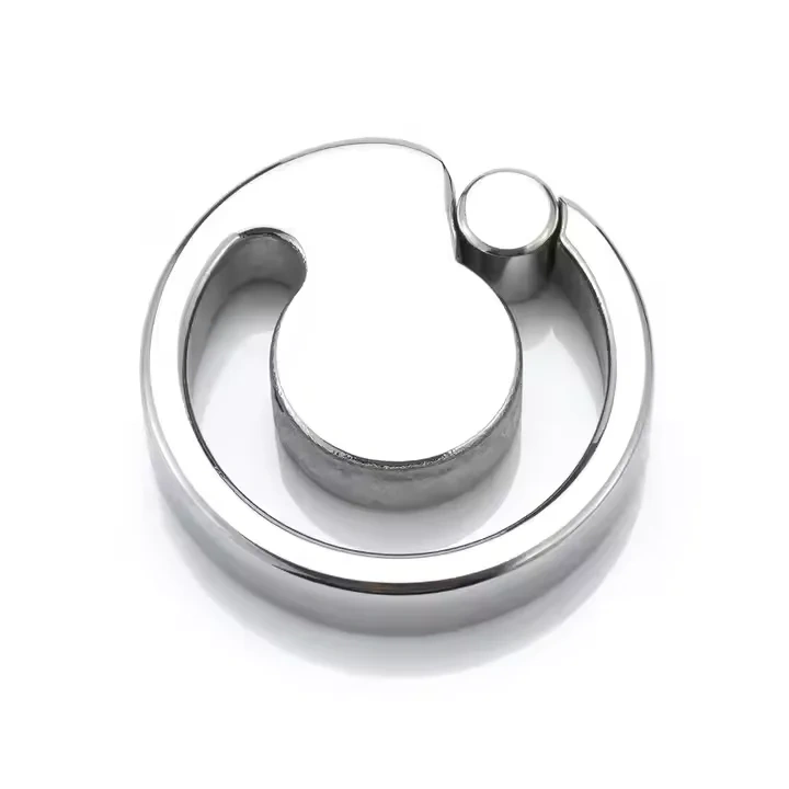 Stainless Steel Male Chastity Device Ball Stretcher Metal Cock Ring