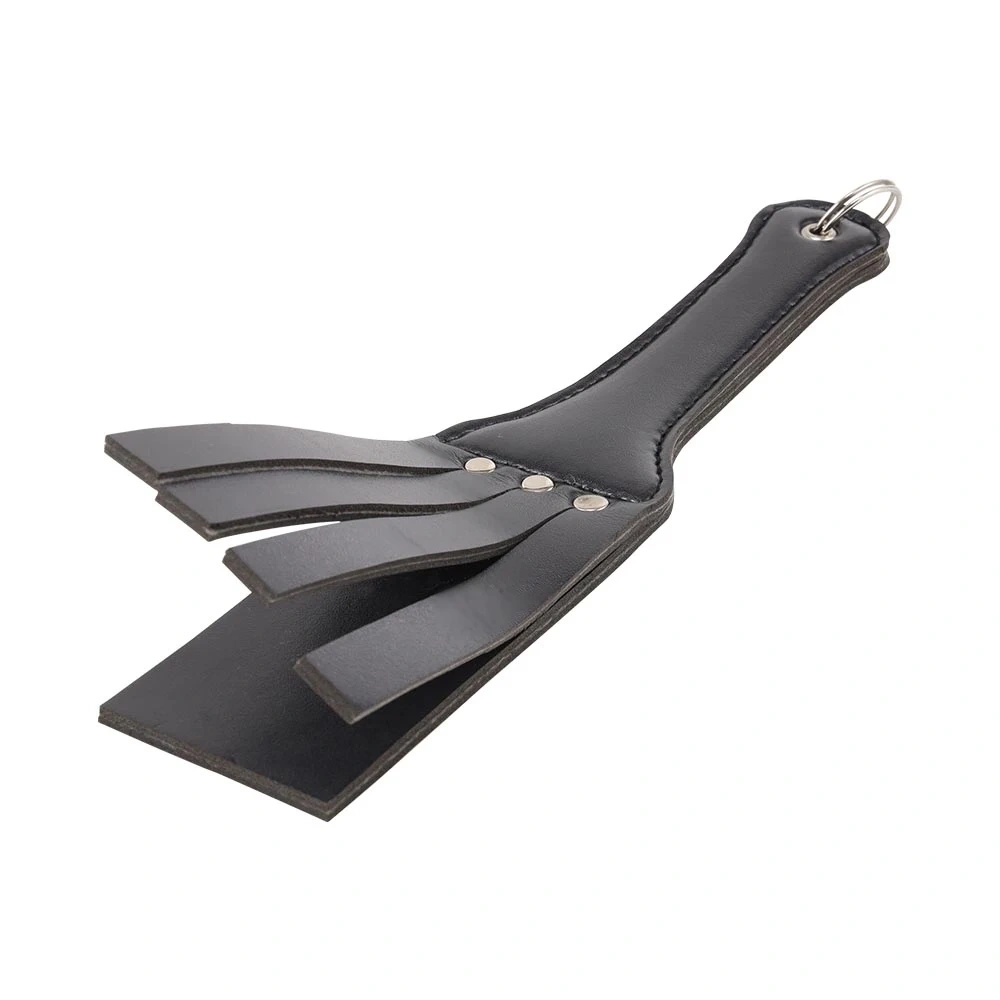 Bondage Gear Pu Leather Paddle With Two Bell Whips Bdsm Bondage Kit Sex Toys for Women Men Juguetes Sexuales