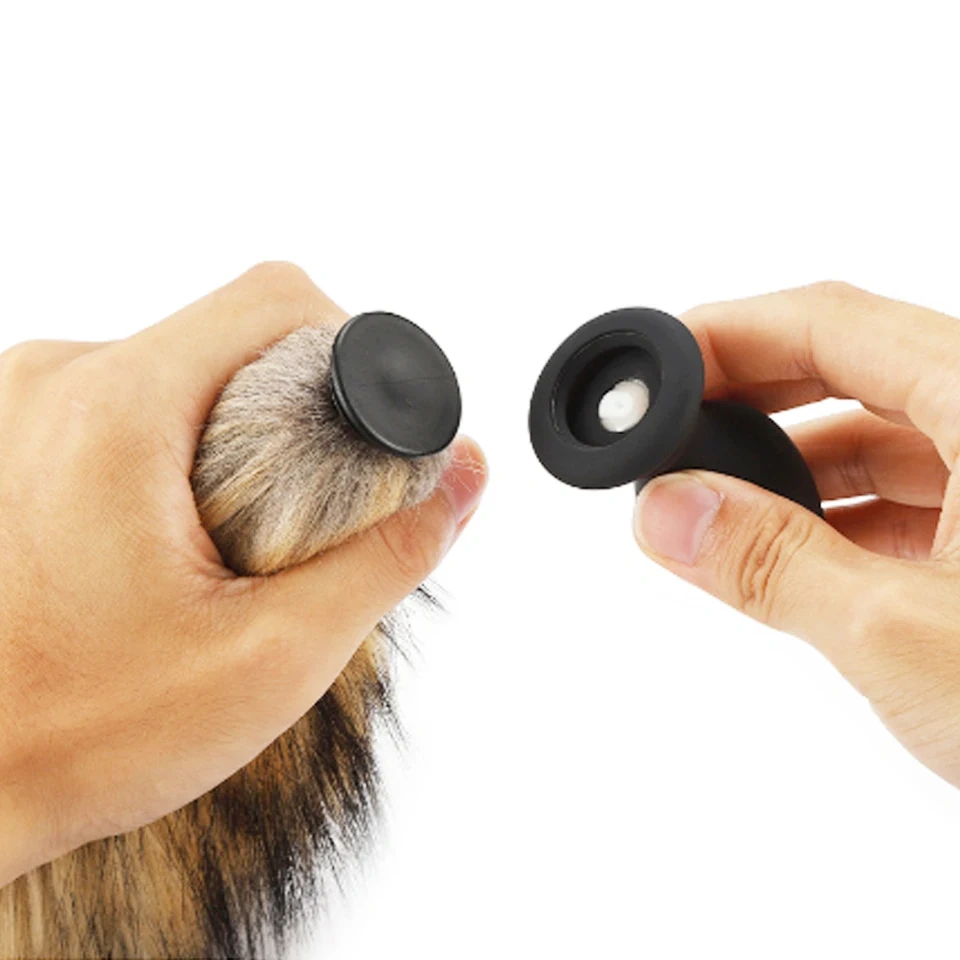 Remote Control Electric Butt Plug with Long Fox Tail Anal Toys for Cosplay Role Sex Toys for Women Made of Silicone