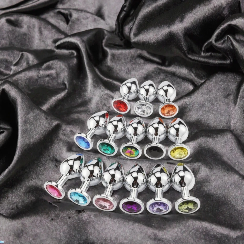 New Adult Anal Sex Toy  BDSM Fetish Set Stainless Steel Material Metal Butt Plug for Men Women & Couples