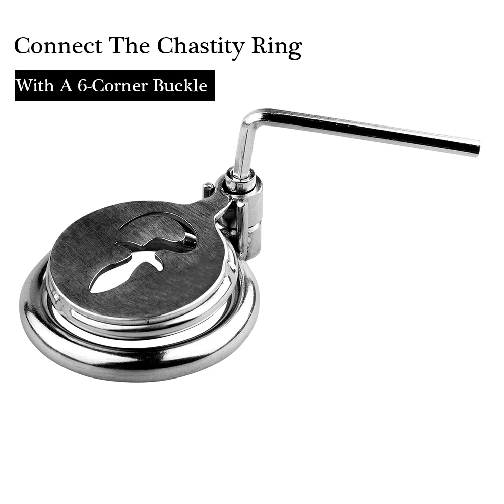 Men's Stainless Steel Chastity Cage Short Penis Lock Metal BDSM Device Sex Toys for Bondage Gear Juguetes Sexuales for Men