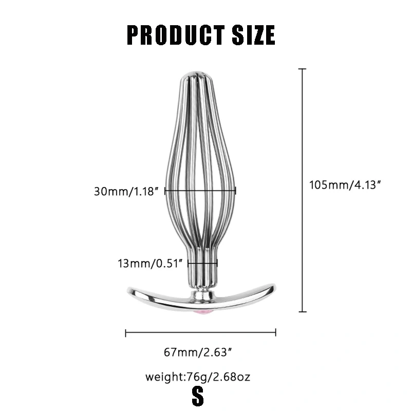 Stainless Steel Anal Plug Jewel Metal Butt Plug Set Sex Toys for Women and Men Anal Toys for Intimate Use Juguetes Sexuales