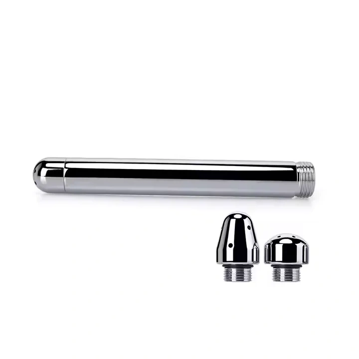 Stainless Steel Anal Toys Shower Enema Kit Metal Plug Nozzle and Vaginal Douche Adult Sex Toys Juguetes Sexuales