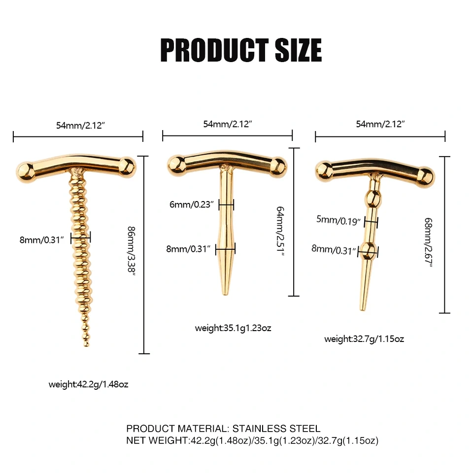 Men's Stainless Steel BDSM Penis Plug and Urethral Sounds Sex Toys Pain Juguetes Sexuales Type SM